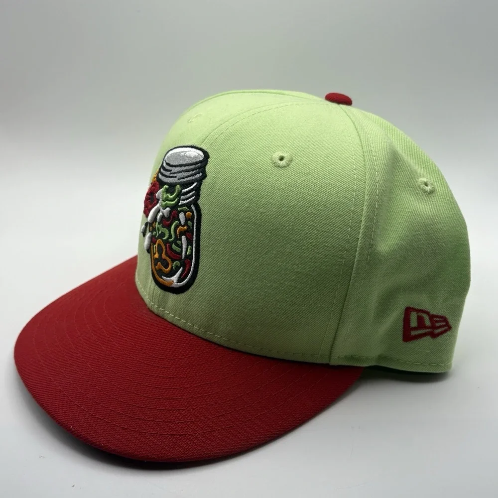 New Era Mahoning Valley Scrappers Peppers In Oil Theme Night Fitted Hat Size 8